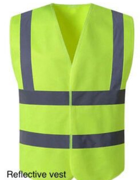 SAFETY VEST YELLOW FGY-1089 / XL SAFETY VEST YELLOW FGY-1089 / XL
