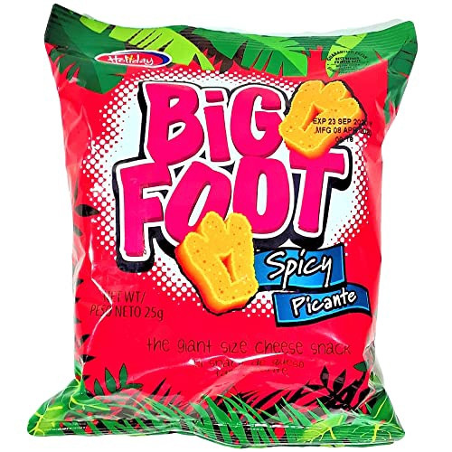 HOLIDAY SNACKS BIG FOOT HOT & SPICY 25g 0.8oz