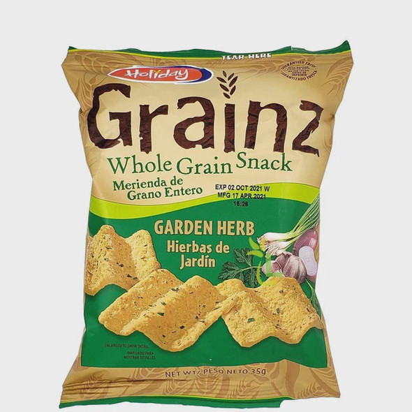 HOLIDAY SNACKS GRAINZ GARDEN HERB 35g HOLIDAY SNACKS GRAINZ GARDEN HERB 35g