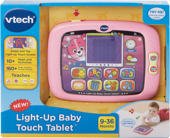 Toy VTech Light-Up Baby Touch Tablet Pink Toy VTech Light-Up Baby Touch Tablet Pink