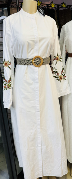 Dress Embroidery White