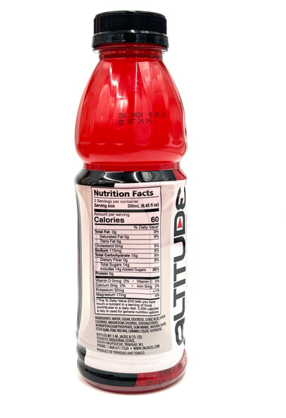 ALTITUDE SPORTS DRINK FRUIT PUNCH FLAVOR 500ml 16.9fl oz ALTITUDE SPORTS DRINK FRUIT PUNCH FLAVOR 500ml 16.9fl oz