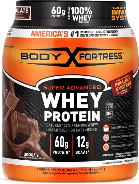 Supplement Whey Protein Body Fortress Strawberry / Chocolate 1.78lb / Strawberry / Strawberry