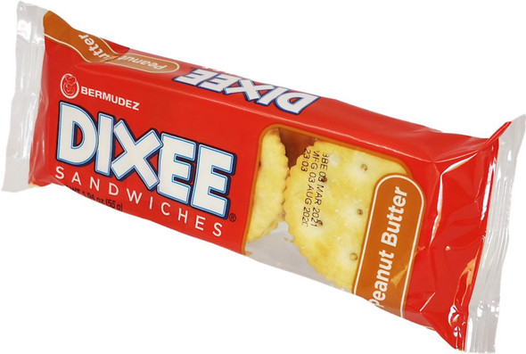 BERMUDEZ DIXEE PEANUT BUTTER SANDWICH BISCUIT 1.94oz 55g