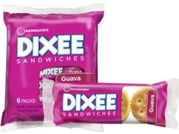 BERMUDEZ DIXEE GUAVA SANDWICH BISCUIT 1.94oz 55g