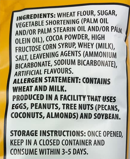 BERMUDEZ NIBBLES CHOCOLATE FUDGE COOKIES 60g 2.1oz