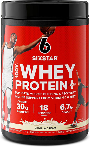 Supplement Whey Protein Sixstar Vanilla / Strawberry 1.8lb / Vanilla / Strawberry