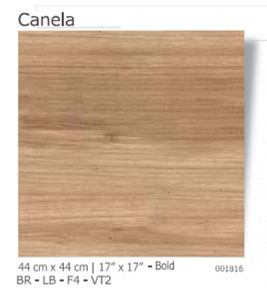 TILE CERAMIC 17X17 CANELA 43X43