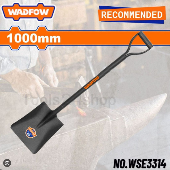 SPADE METAL SQUARE MOUTH BLACK WADFOW WSE3314