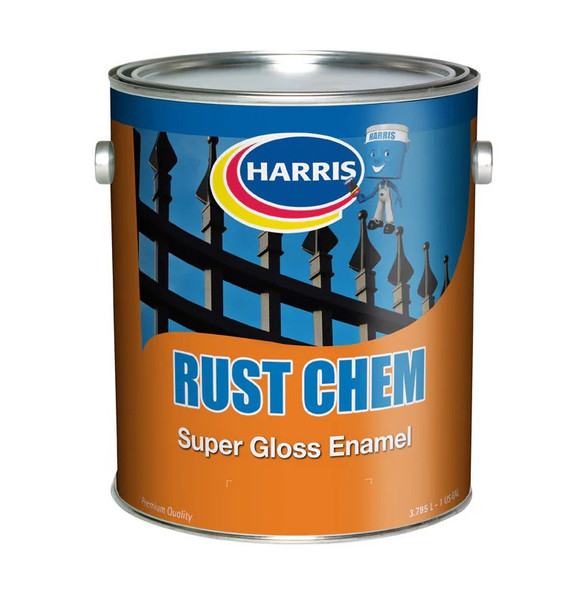 PAINT HARRIS RUST CHEM ENAMEL SAFETY YELLOW GALLON