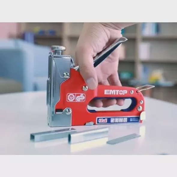 STAPLE GUN EMTOP ESGU1001 HEAVY DUTY WITH STAPLE