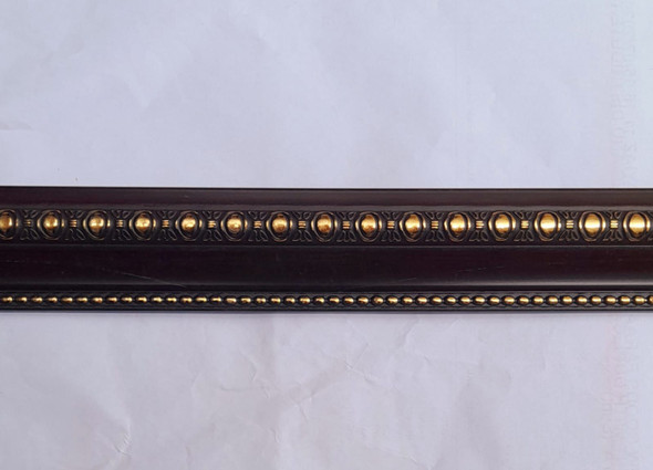 MOULDING DECORATIVE BROWN & GOLD 3METRE X 1.5"