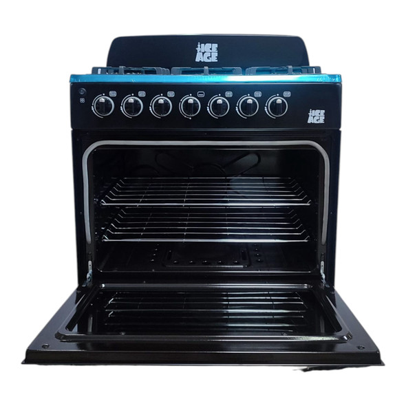 STOVE 6 BURNER ICE AGE IC30 BLACK
