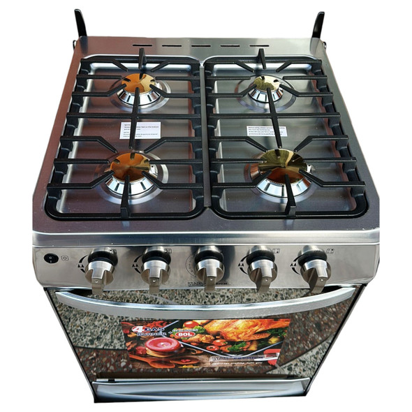 STOVE 4 BURNER STAR 24" SKG-24SS STAINLESS STEEL