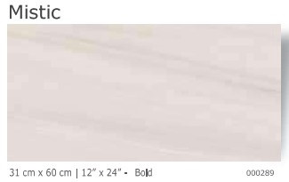 TILE CERAMIC 12"X24" 31X60CM MISTIC