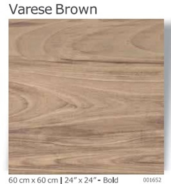 TILE CERAMIC 24X24 (60X60CM) VARESE BROWN TILE CERAMIC 24X24 (60X60CM) VARESE BROWN
