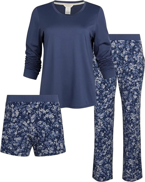 Women PJ/Loungewear Set Steve Madden 3pc Navy