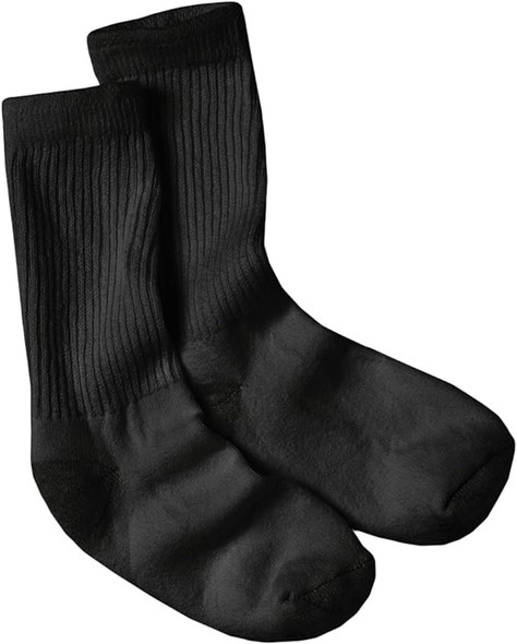 Women Socks Hanes 10Pack Crew Black