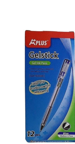 STATIONERY PEN BEIFA A+ PLUS GELSTICK GEL GA103000 0.7MM MEDIUM BLUE 12PCS BOX STATIONERY PEN BEIFA A+ PLUS GELSTICK GEL GA103000 0.7MM MEDIUM BLUE 12PCS BOX