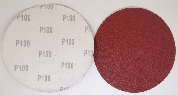 SAND DISC VELCRO 7" P100 WHITE BACK
