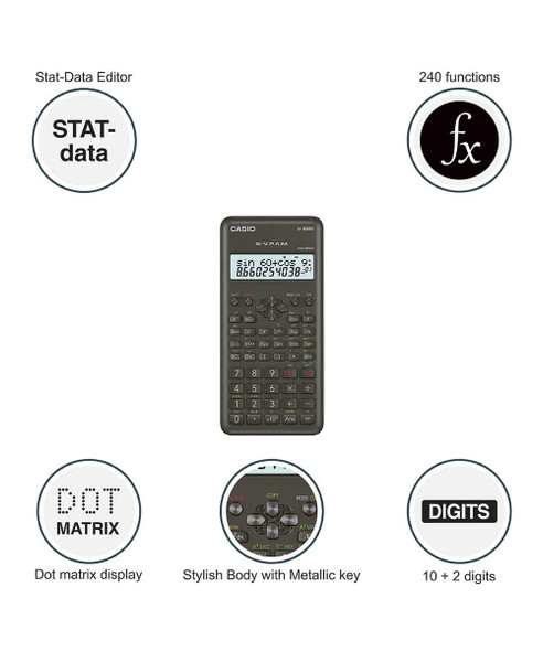 CALCULATOR CASIO FX-82MS 2ND EDITION SCIENTIFIC
