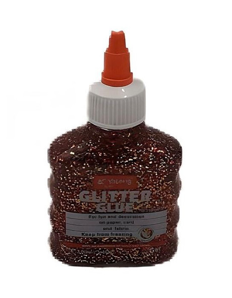 STATIONERY GLUE GLITTER WASHABLE YALONG TO GO YL192117 100ml 3.4oz