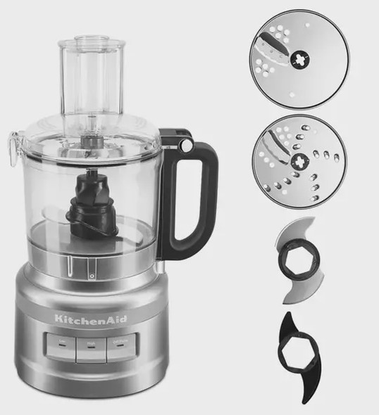 FOOD PROCESSOR KITCHENAID KFP0719CU 7CUP CONTOUR SILVER