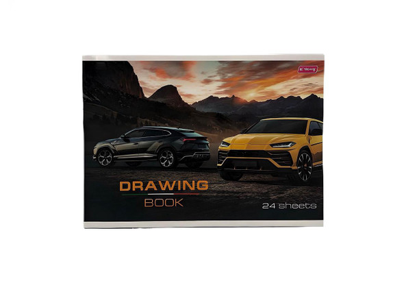 STATIONERY DRAWING BOOK 24 SHEETS YALONG WHITE 911-24-70UT