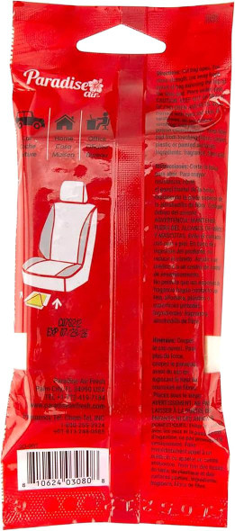 CAR AIR FRESHENER PARADISE AIR SUPER ORGANIC CHERRY SO-001 RED