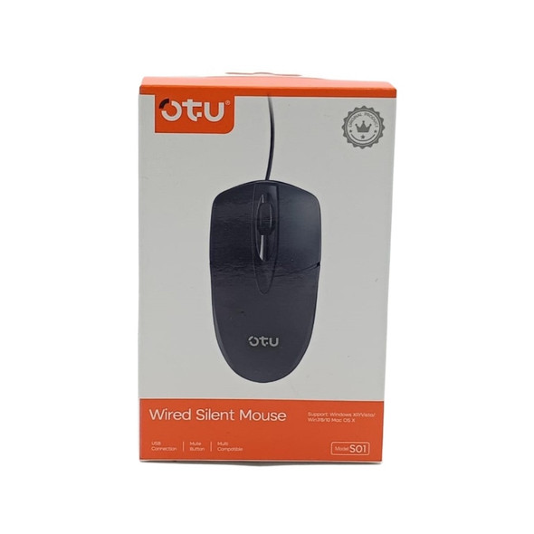 COMPUTER MOUSE OTU S01 USB WIRED SILENT