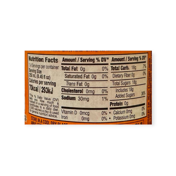 BUSTA ORANGE FLAVOURED DRINK 355ml 12 fl oz.