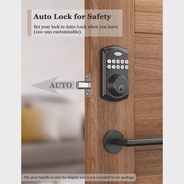 LOCK HUTOOLS DKS01 DEADBOLT ELECTRONIC KEYLESS ENTRY ANTIQUE COPPER LOCK HUTOOLS DKS01 DEADBOLT ELECTRONIC KEYLESS ENTRY ANTIQUE COPPER