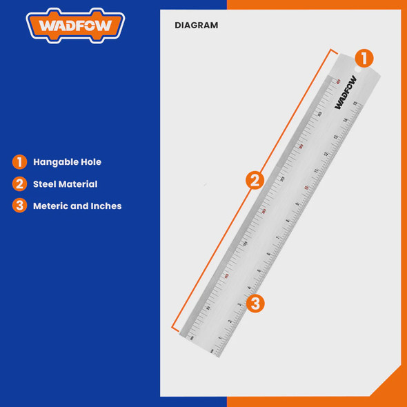 RULER WADFOW 6" WRU1315