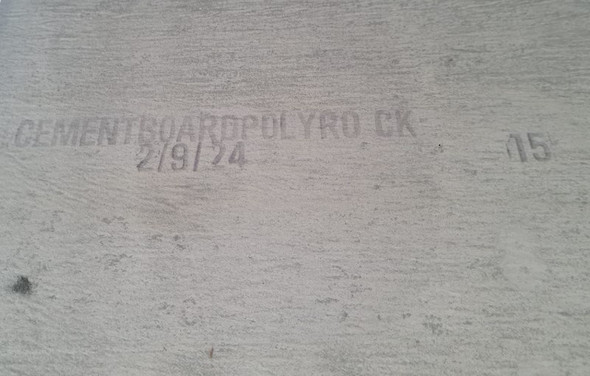 CEMENT BOARD 11MM 8' X 4' POLYROCK