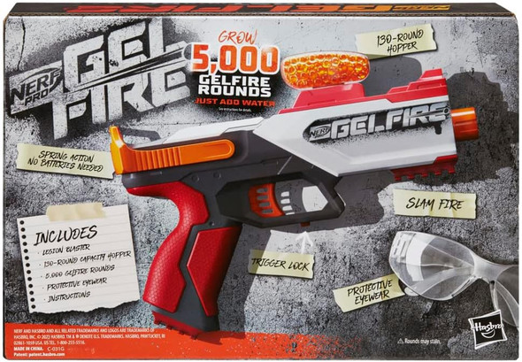 Toy Nerf Blaster Pro Gelfire Legion Spring Action