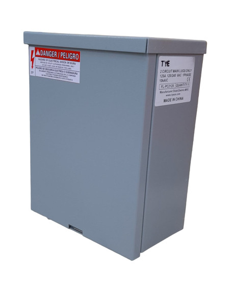 BREAKER PANEL 2 X 4 TYE/KEV WEATHERPROOF 125AMPS