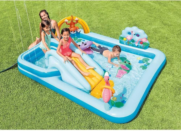 POOL INTEX 57161NP JUNGLE ADVENTURES PLAY CENTER POOL INTEX 57161NP JUNGLE ADVENTURES PLAY CENTER