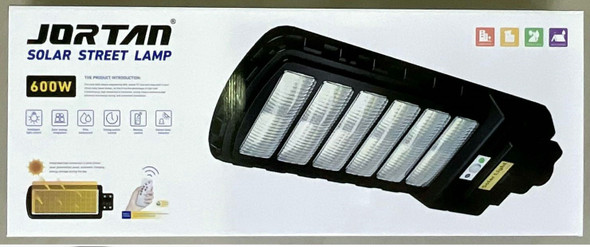 LIGHT SOLAR STREET LED 600W JORTAN JT-HKHWGK-600W W NO POLE