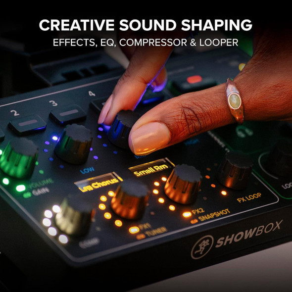 SPEAKER BOX MACKIE 8" SHOWBOX PORTABLE BATTERY-POWERED SOLD EACH