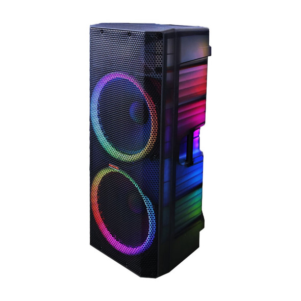 SPEAKER BOX MEMOREX 15" MX-PS2503 DUAL LIGHTED PARTY POWERED SOLD EACH SPEAKER BOX MEMOREX 15" MX-PS2503 DUAL LIGHTED PARTY POWERED SOLD EACH