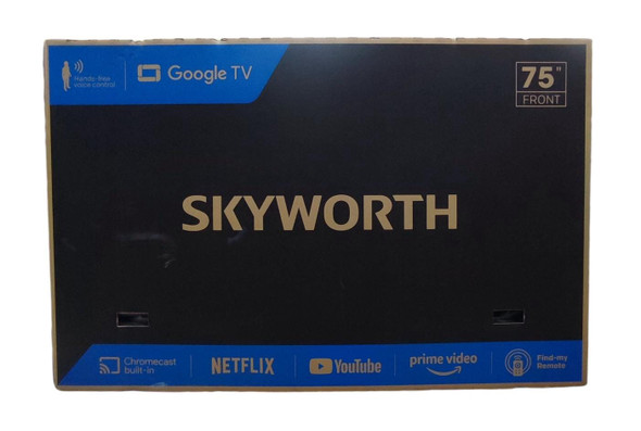 TELEVISION SKYWORTH 75" 75G66G 4K GOOGLE TV ANDROID SMART LED TELEVISION SKYWORTH 75" 75G66G 4K GOOGLE TV ANDROID SMART LED