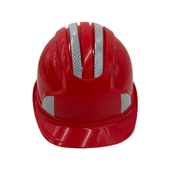 SAFETY HELMET  REFLECTIVE RED ABS GB 2811-2019 SAFETY HELMET  REFLECTIVE RED ABS GB 2811-2019