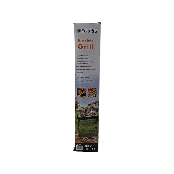 BAR B QUE GRILL ELECTRIC LOTUS LT-220 40CM X 28CM 1250W