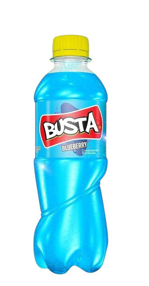 BUSTA BLUEBERRY FLAVOURED DRINK 355ml 12 fl oz