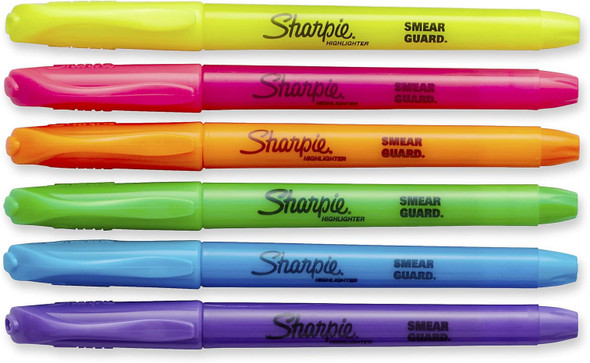 Stationery Highlighter Sharpie Pocket Style Chisel Tip 12pc Pack Assorted Stationery Highlighter Sharpie Pocket Style Chisel Tip 12pc Pack Assorted