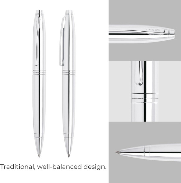 Stationery Pen Cross Calais Polished Chrome AT0112-1 Stationery Pen Cross Calais Polished Chrome AT0112-1