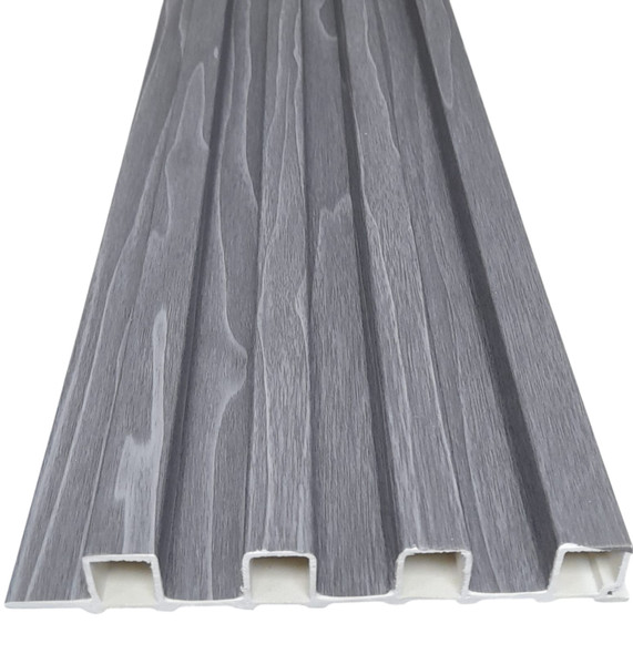 PVC WALL PANEL GROVE DESIGN 9.5FT X 6.5" WIDE #W03 DK GREY