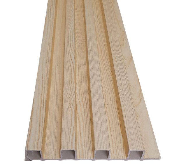 PVC WALL PANEL GROVE DESIGN 9.5FT X 6.5" WIDE #W01 CREAM