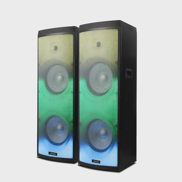 SPEAKER BOX MYSTIC 10" MY-PS1000FL DUAL PAIR BLUETOOTH