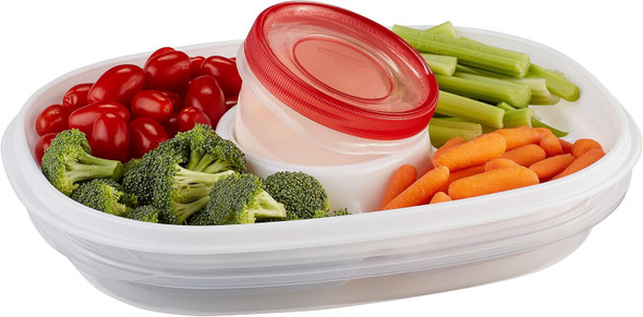 FOOD BOWL RUBBERMAID PARTY PLATTER 1996461 FOOD BOWL RUBBERMAID PARTY PLATTER 1996461